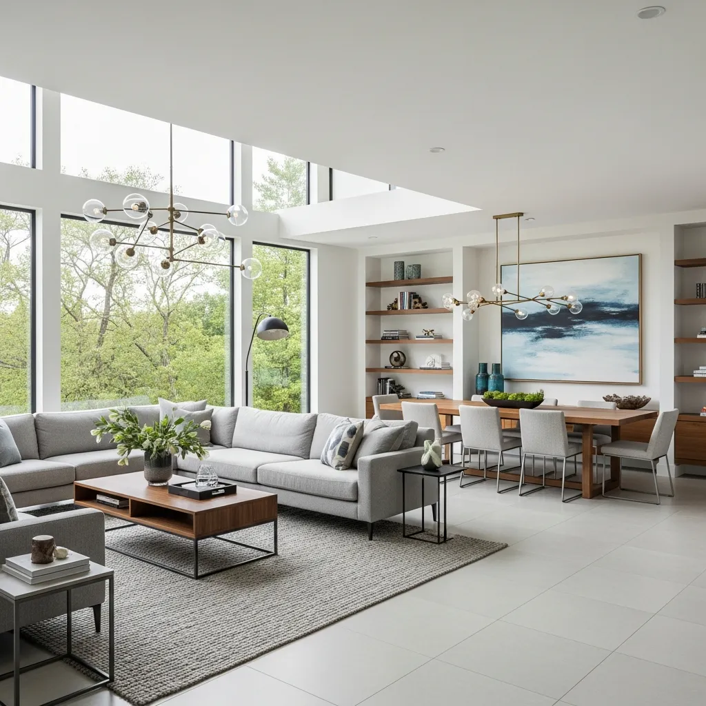 Stylish modern home interior